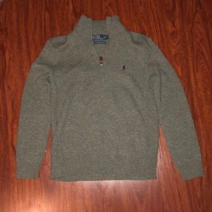Grey Polo Ralph Lauren Quarter Zip